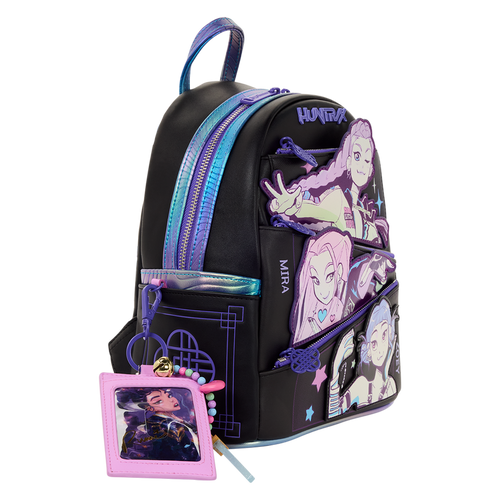 Loungefly - KPop Demon Hunters HUNTR/X Mini Backpack with Photo Card Charm