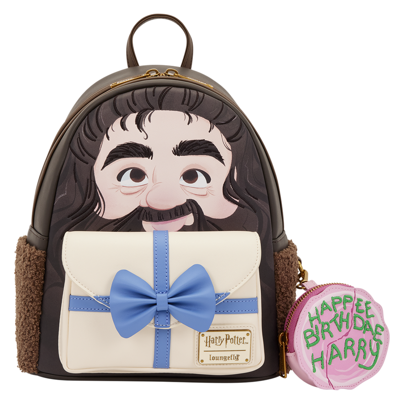 Harry Potter Hagrid Birthday Cake Cosplay Mini Backpack with Coin Bag LOUNGEFLY