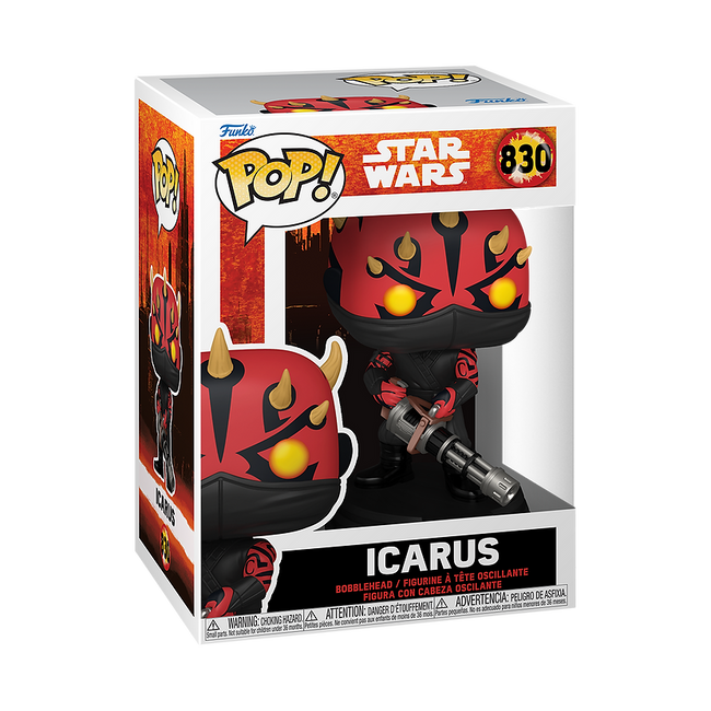 ICARUS - DMSR - POP 3 - FUNKO POP STAR WARS DARTH MAUL SHADOW LORD 830