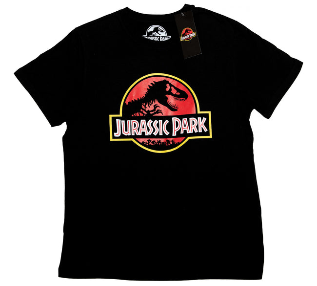 Jurassic park Classic Red & Yellow T rex T shirt
