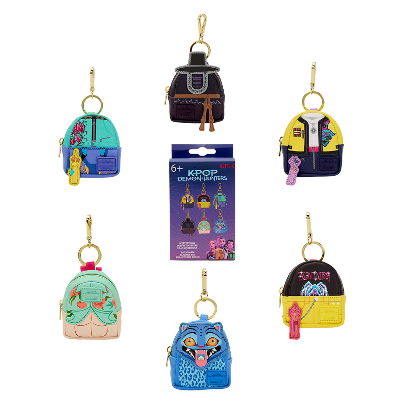 Loungefly - KPop Demon Hunters Cosplay Mystery Mini Backpack Keychain Charm