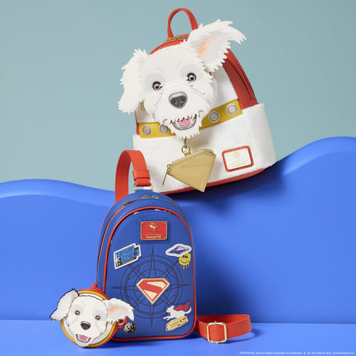 Supergirl Krypto Sling Crossbody Bag with Coin Bag