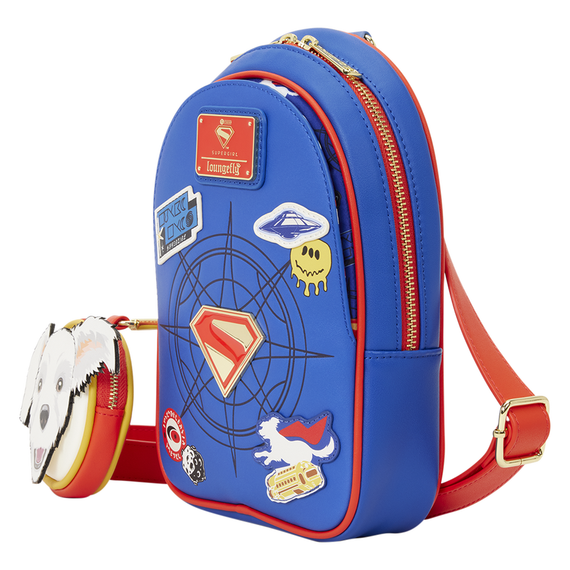 Supergirl Krypto Sling Crossbody Bag with Coin Bag