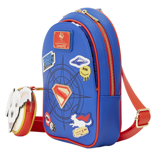 Supergirl Krypto Sling Crossbody Bag with Coin Bag