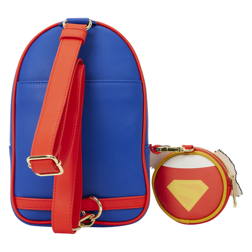 Supergirl Krypto Sling Crossbody Bag with Coin Bag