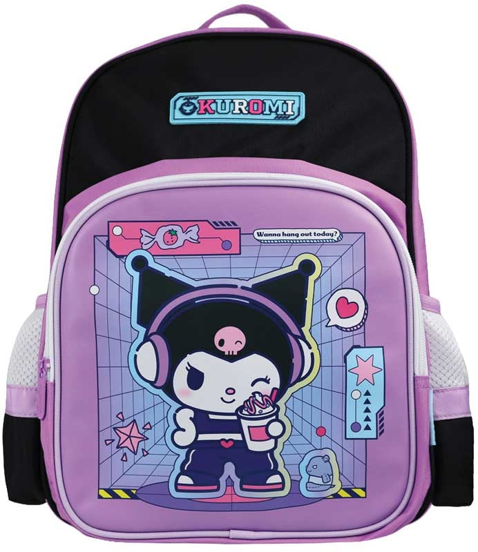HK KUROMI BACKPACK - PU POCKET - POP