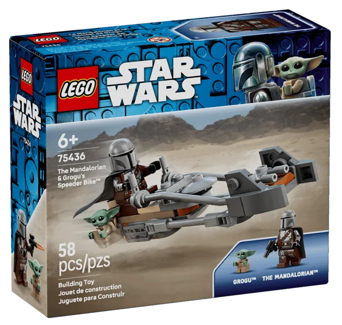 LEGO 75436 Star Wars The Mandalorian & Grogu Speeder Bike