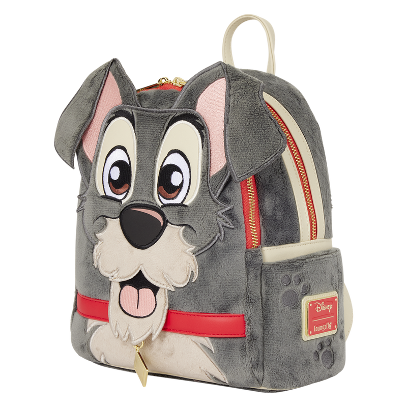 Lady and the Tramp Plush Cosplay Mini Backpack LOUNGEFLY