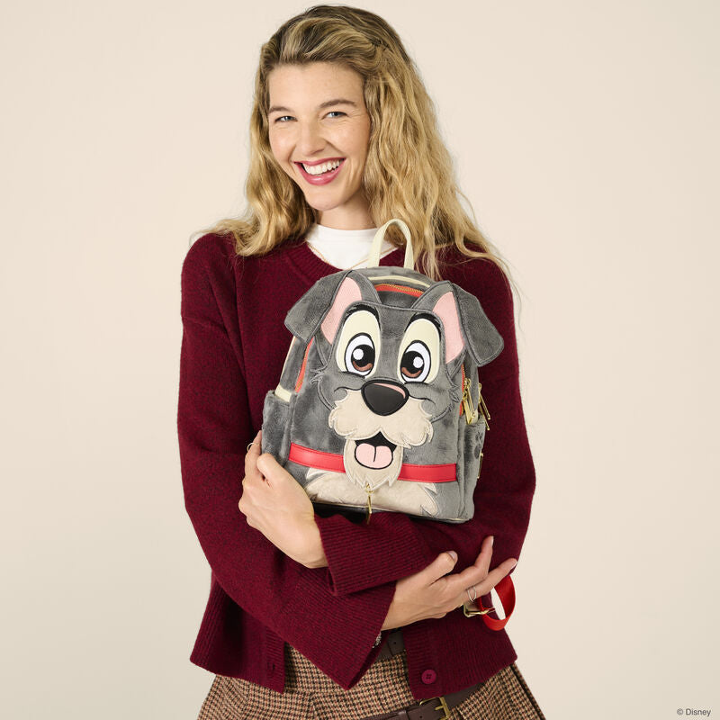 Lady and the Tramp Plush Cosplay Mini Backpack LOUNGEFLY