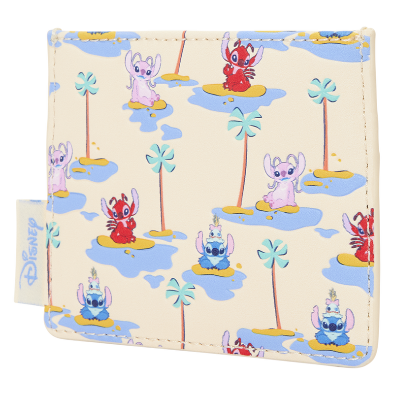 Lilo & Stitch All-Over Print Card Holder LOUNGEFLY
