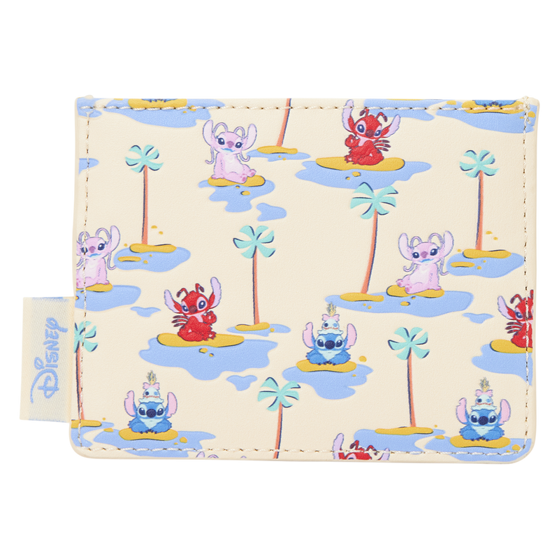 Lilo & Stitch All-Over Print Card Holder LOUNGEFLY