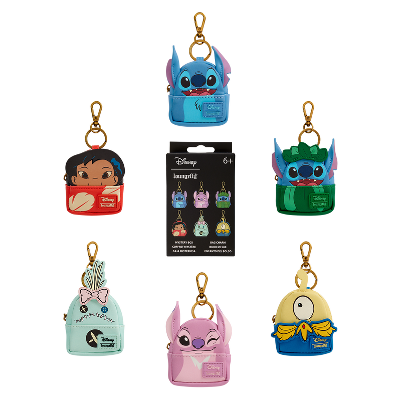 Loungefly - Lilo & Stitch Cosplay Mystery Mini Backpack Keychain Charm