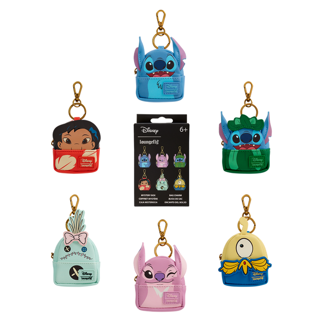 Loungefly - Lilo & Stitch Cosplay Mystery Mini Backpack Keychain Charm
