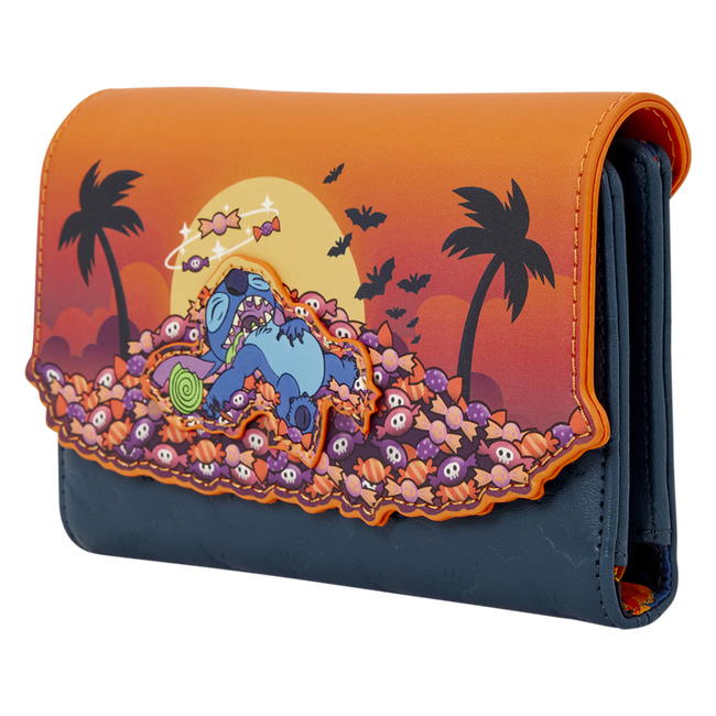 Lilo & Stitch Halloween Candy Wallet LOUNGEFLY