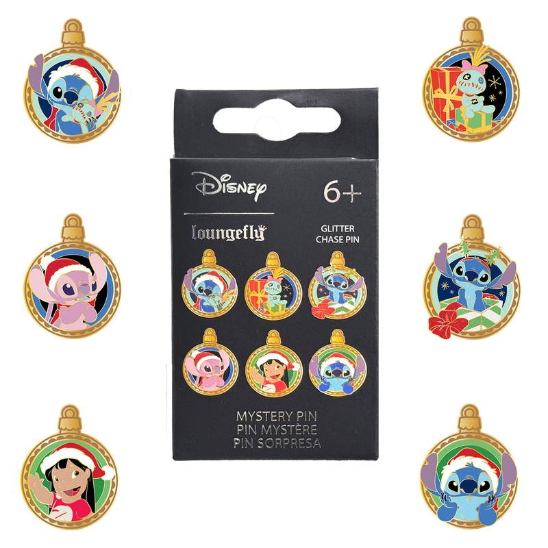 Loungefly - Lilo & Stitch Holiday Ornaments Mystery Box Pin