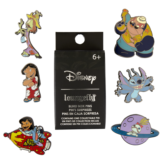 Lilo & Stitch Space Adventure Mystery Box Pin - LOUNGEFLY