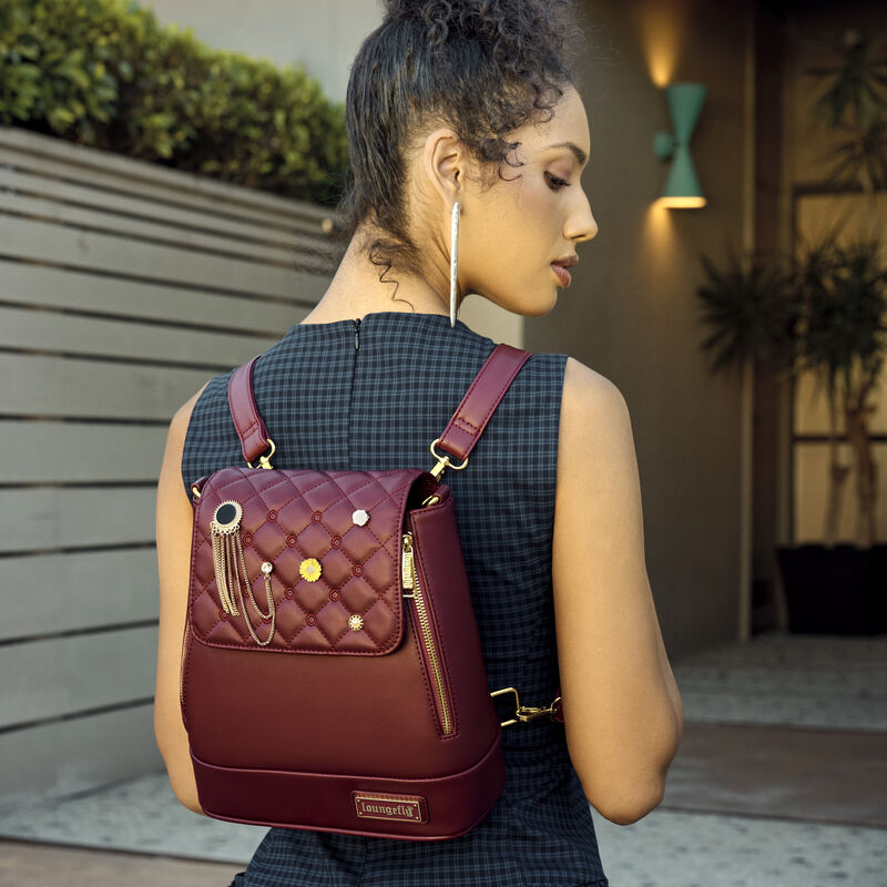 Loungefly - The Lilly Red Convertible Mini Backpack & Crossbody Bag