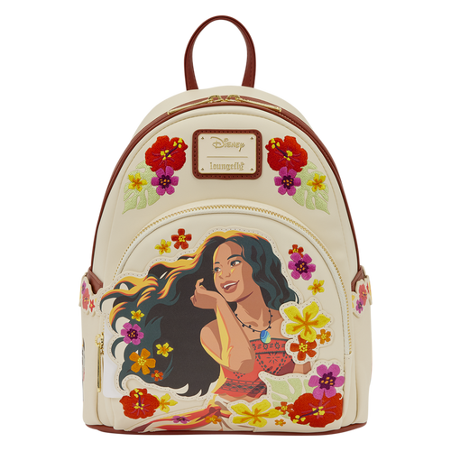 Moana Live Action Floral Mini Backpack - LOUNGEFLY