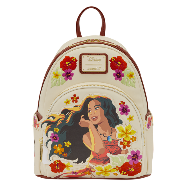 Moana Live Action Floral Mini Backpack - LOUNGEFLY