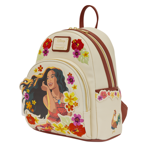 Moana Live Action Floral Mini Backpack - LOUNGEFLY