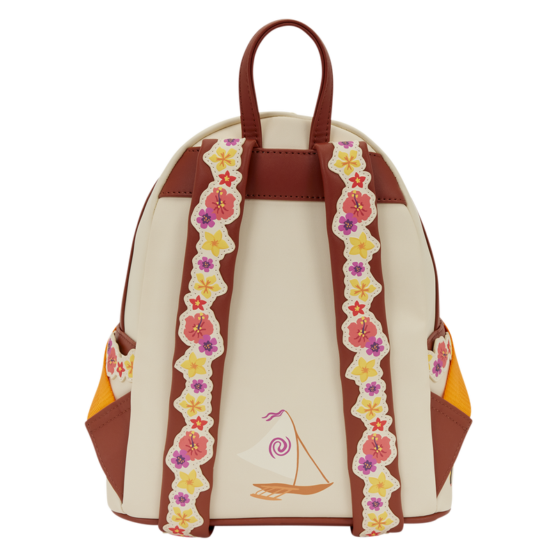 Moana Live Action Floral Mini Backpack - LOUNGEFLY