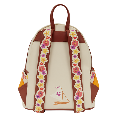 Moana Live Action Floral Mini Backpack - LOUNGEFLY