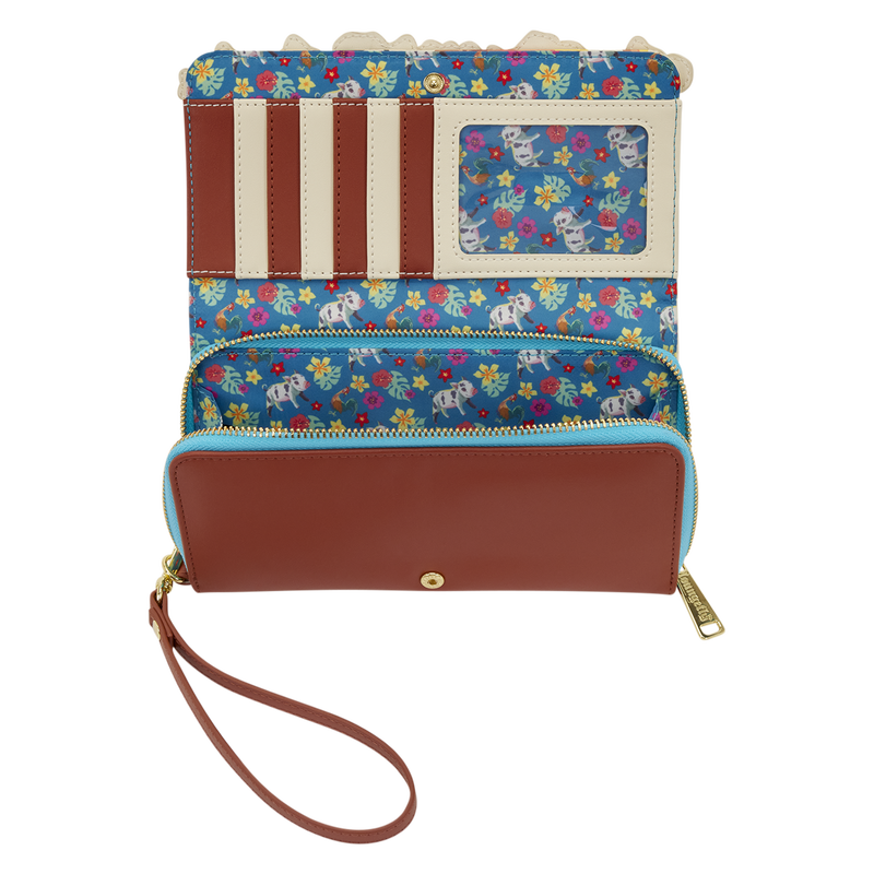 Moana Live Action Floral Wristlet Wallet