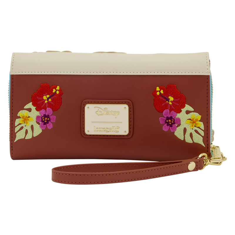 Moana Live Action Floral Wristlet Wallet