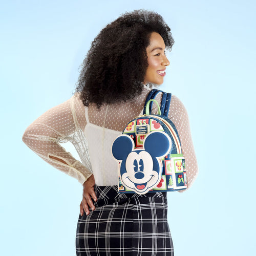 Loungefly - Mickey Mouse Holiday Mini Backpack