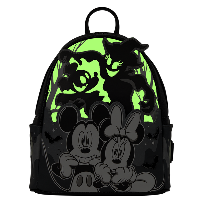 Mickey & Minnie Ghost Light-Up Glow Mini Backpack LOUNGEFLY