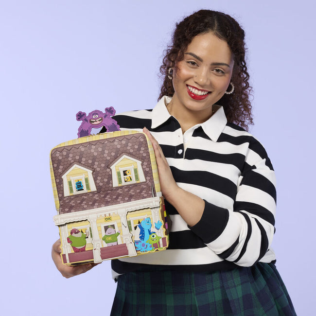 Monsters University Oozma Kappa House Figural Mini Backpack - LOUNGEFLY