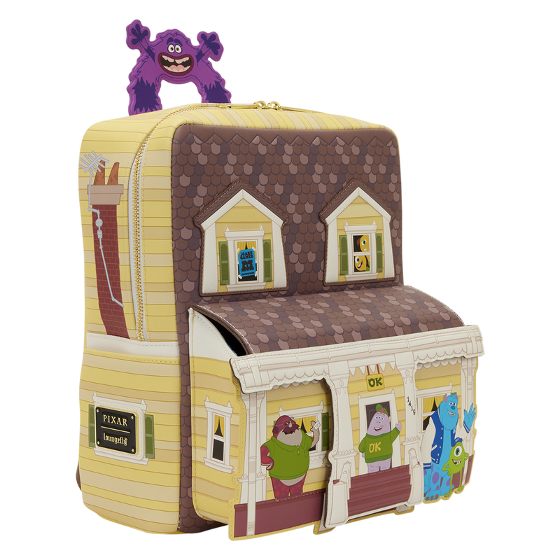Monsters University Oozma Kappa House Figural Mini Backpack - LOUNGEFLY