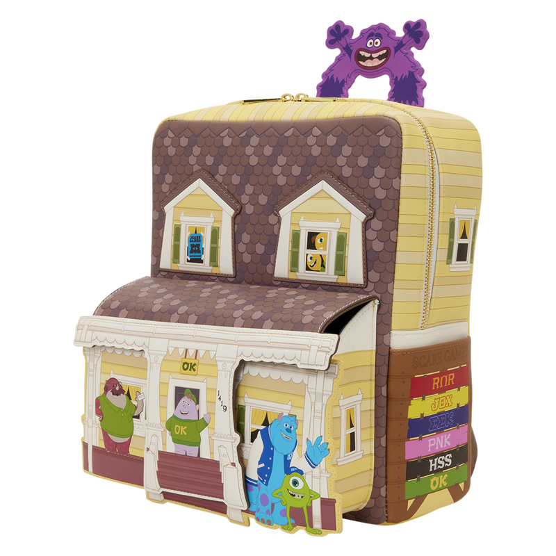 Monsters University Oozma Kappa House Figural Mini Backpack - LOUNGEFLY