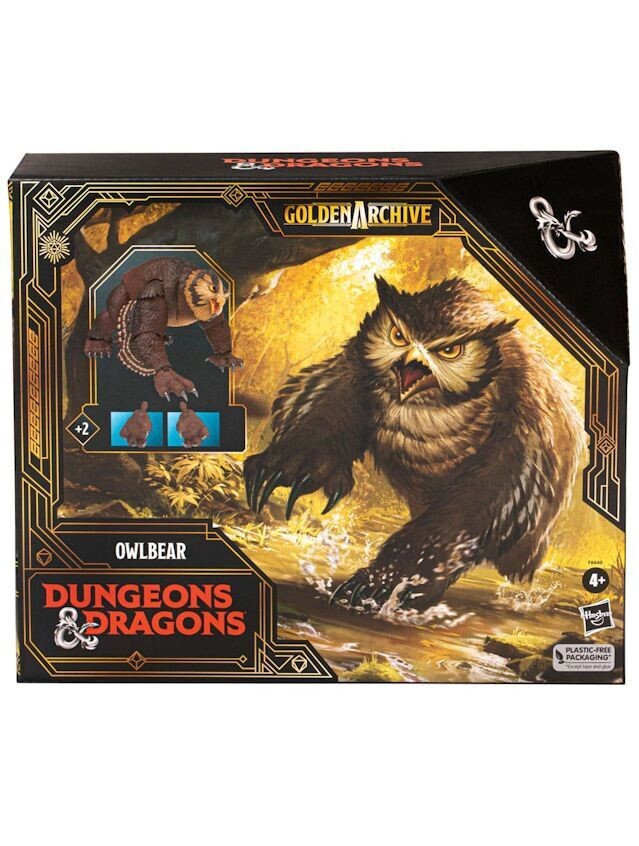 DUNGEONS AND DRAGONS GOLDEN ARCHIVE ACTION FIGURE OWLBEAR