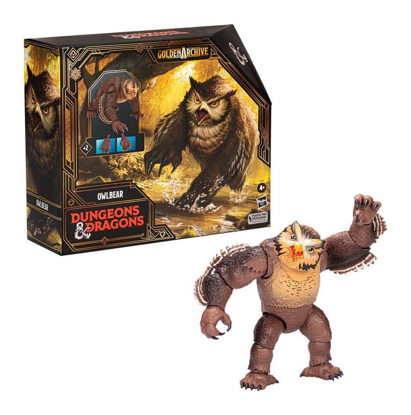 DUNGEONS AND DRAGONS GOLDEN ARCHIVE ACTION FIGURE OWLBEAR