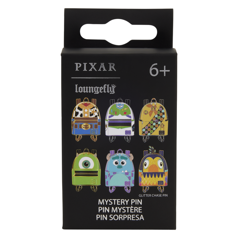 Pixar Characters Mini Backpack Mystery Box Pin LOUNGEFLY
