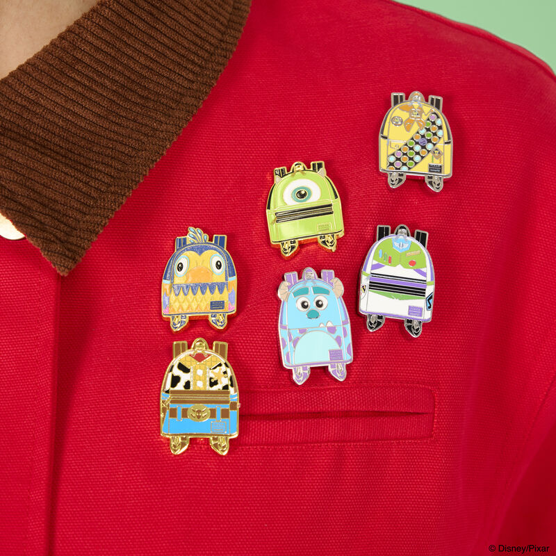 Pixar Characters Mini Backpack Mystery Box Pin LOUNGEFLY