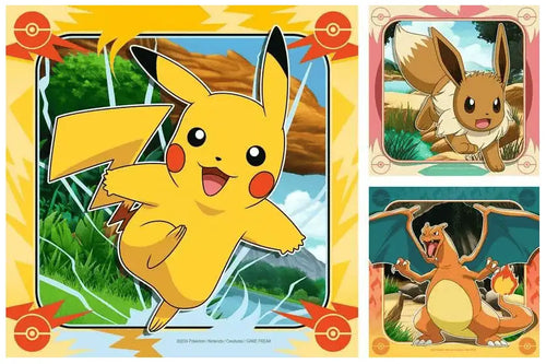 Ravensburger Pokemon 3x 49 piece Jigsaw Puzzles