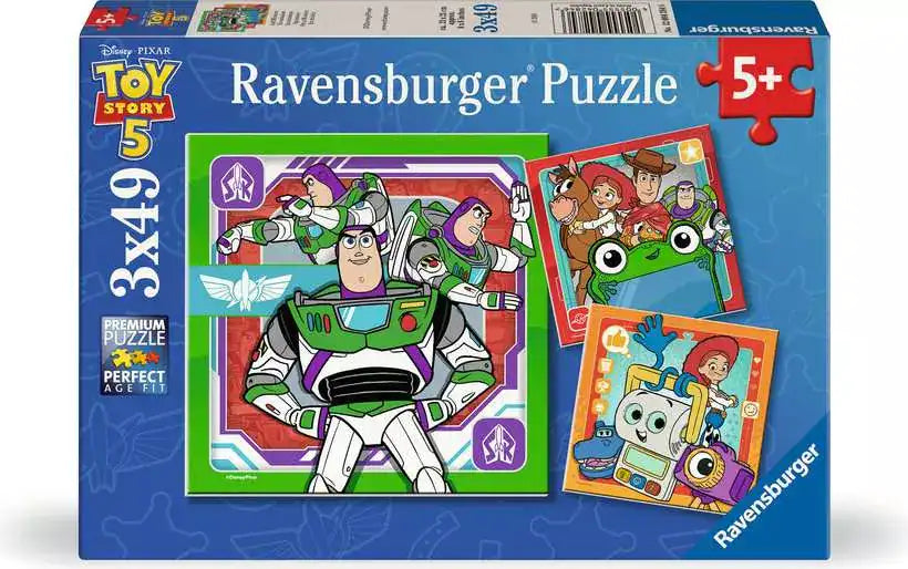 Ravensburger Toy Story 5 3 x 49pc Jigsaw Puzzle