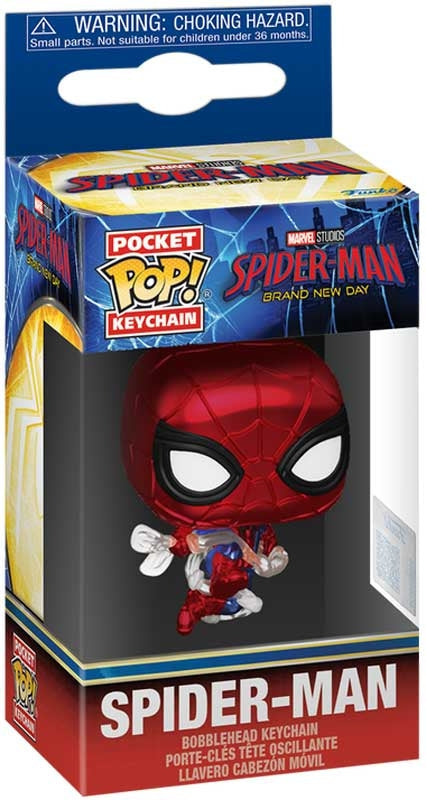 FUNKO POP KEYCHAIN: SPIDER - MAN BND - POP 5 V2