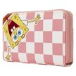 SpongeBob SquarePants & Patrick Star Checkered Zip Around Wallet LOUNGEFLY