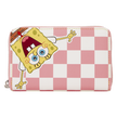 SpongeBob SquarePants & Patrick Star Checkered Zip Around Wallet LOUNGEFLY