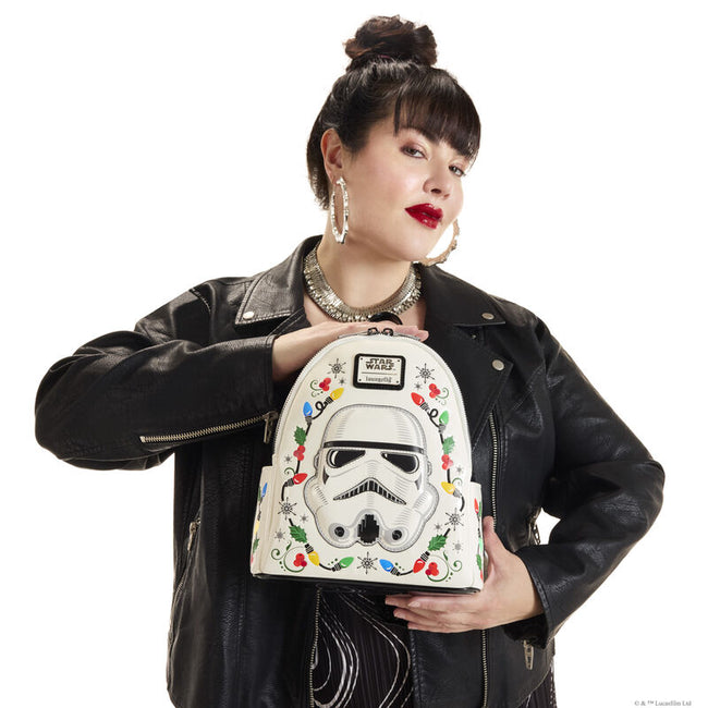 Loungefly - Star Wars Stormtrooper Cosplay String Lights Light Up Mini Backpack