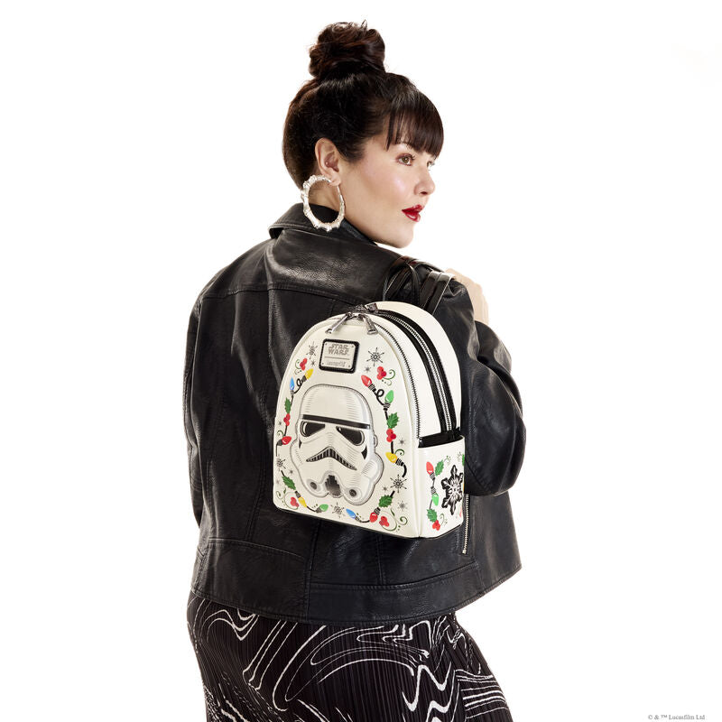 Loungefly - Star Wars Stormtrooper Cosplay String Lights Light Up Mini Backpack