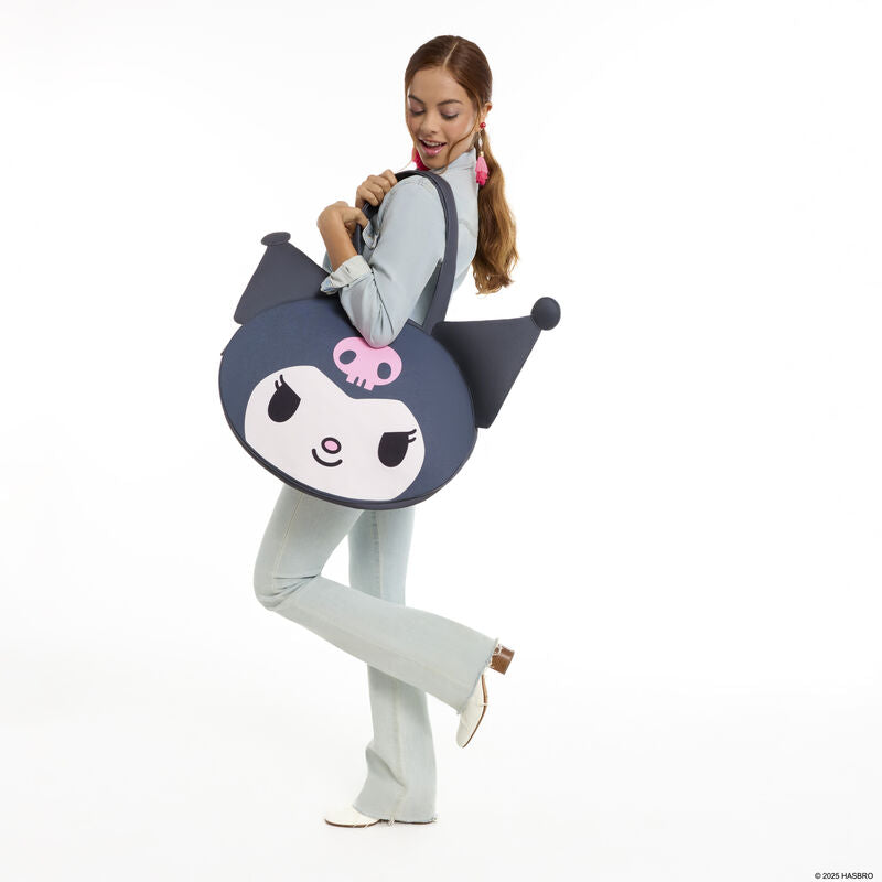 Sanrio Kuromi Cosplay Oversized Canvas Tote Bag LOUNGEFLY