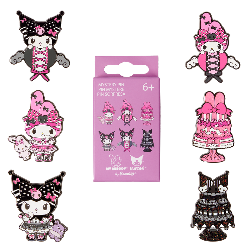 Sanrio My Melody & Kuromi Mystery Box Pin LOUNGEFLY