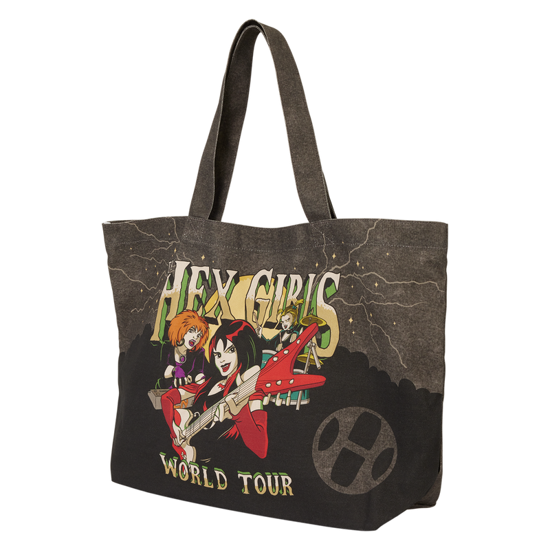 Scooby-Doo! Hex Girls World Tour Oversized Canvas Tote Bag LOUNGEFLY