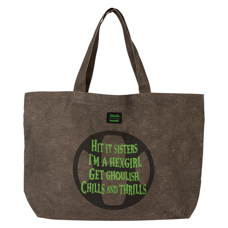 Scooby-Doo! Hex Girls World Tour Oversized Canvas Tote Bag LOUNGEFLY