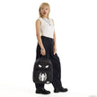 Spider-Man Black & White Suit Cosplay Quilted Full-Size Backpack - LOUNGEFLY