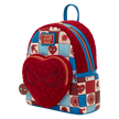 Loungefly Spider-Man Sherpa Heart Mini Backpack